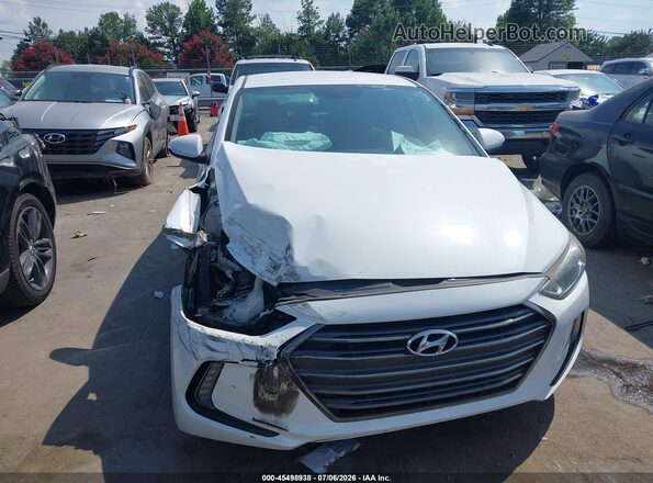 5NPD84LF6HH131286 2017 HYUNDAI ELANTRA White ხელსაწყოთა პანელის ხედი