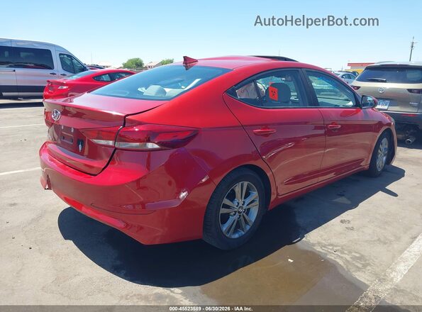 5NPD84LF6HH156026 2017 HYUNDAI ELANTRA Красный Задняя правая четверть