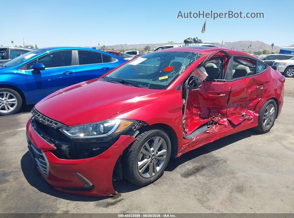 5NPD84LF6HH156026 2017 HYUNDAI ELANTRA Красный Вид спереди