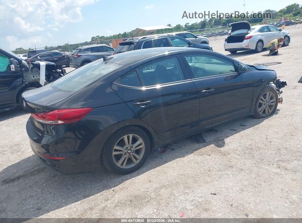 5NPD84LF6HH173201 2017 HYUNDAI ELANTRA Black Trasero derecho