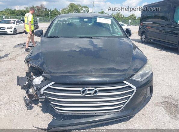 5NPD84LF6HH173201 2017 HYUNDAI ELANTRA Black Vista del cuadro de instrumentos
