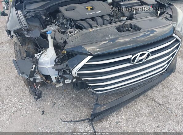 5NPD84LF6HH173201 2017 HYUNDAI ELANTRA Black Vista frontal