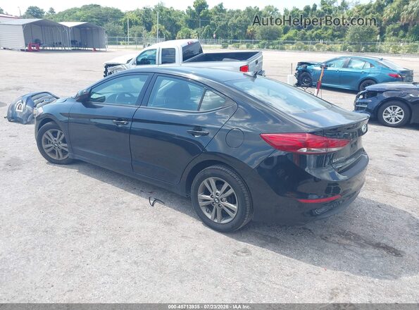 5NPD84LF6HH173201 2017 HYUNDAI ELANTRA Black Trasero izquierdo