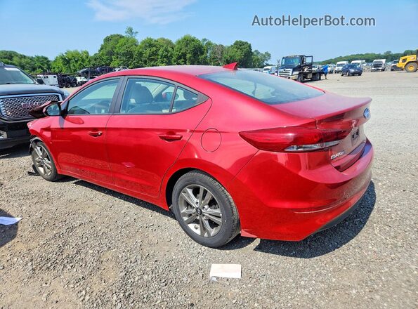 5NPD84LF6HH176213 2017 HYUNDAI ELANTRA Red უკანა მარცხენა