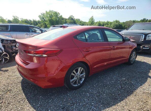 5NPD84LF6HH176213 2017 HYUNDAI ELANTRA Red უკანა მარჯვენა