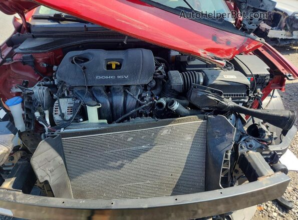 5NPD84LF6HH176213 2017 HYUNDAI ELANTRA Red უკანა სალონის ხედი