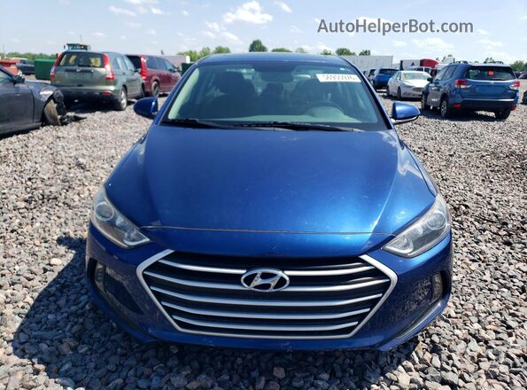 5NPD84LF6HH181590 2017 HYUNDAI ELANTRA Blue Դիմացի տեսք