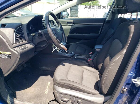 5NPD84LF6HH181590 2017 HYUNDAI ELANTRA Blue Սալոնի դիմացի տեսք