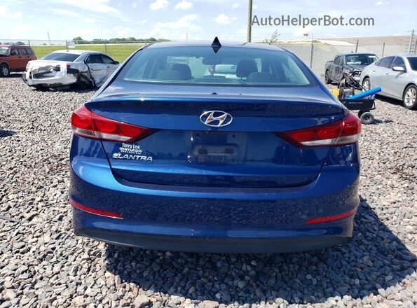 5NPD84LF6HH181590 2017 HYUNDAI ELANTRA Blue Հետևի տեսք