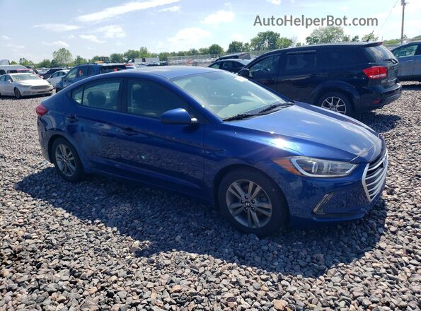 5NPD84LF6HH181590 2017 HYUNDAI ELANTRA Blue Առջևի աջ