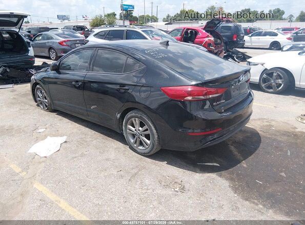 5NPD84LF6HH187373 2017 HYUNDAI ELANTRA Black Հետևի ձախ