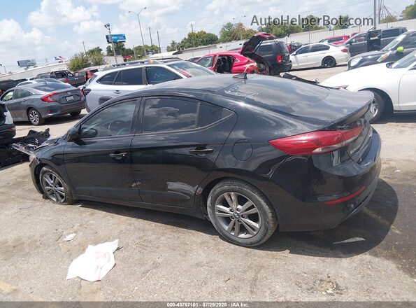 5NPD84LF6HH187373 2017 HYUNDAI ELANTRA Black Սալոնի 360 աստիճան տեսք