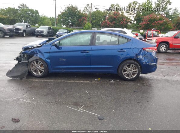 5NPD84LF6JH214433 2018 HYUNDAI ELANTRA Blue Widok wnętrza 360 stopni