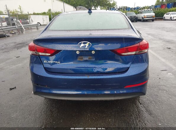 5NPD84LF6JH214433 2018 HYUNDAI ELANTRA Blue 