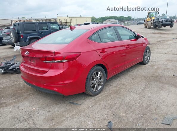 5NPD84LF6JH219342 2018 HYUNDAI ELANTRA Red უკანა მარჯვენა