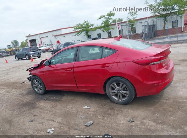 5NPD84LF6JH219342 2018 HYUNDAI ELANTRA Red 