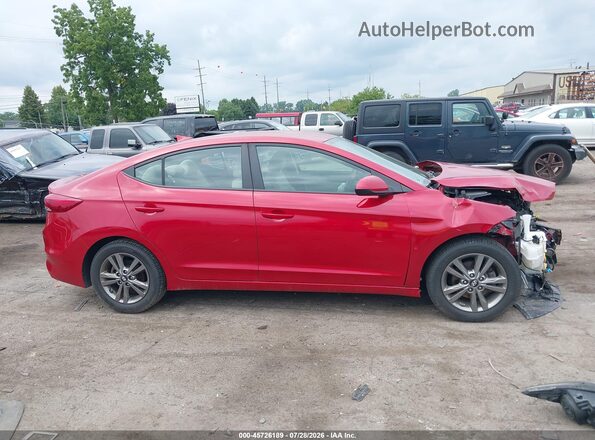5NPD84LF6JH219342 2018 HYUNDAI ELANTRA Red სალონის 360-გრადუსიანი ხედი