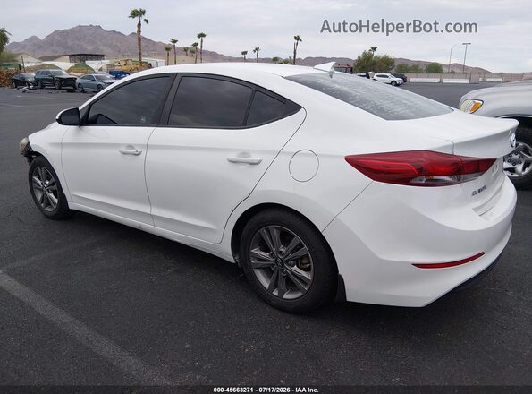 5NPD84LF6JH221527 2018 HYUNDAI ELANTRA White Trasero izquierdo