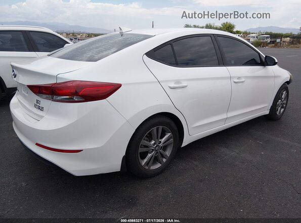 5NPD84LF6JH221527 2018 HYUNDAI ELANTRA White Trasero derecho