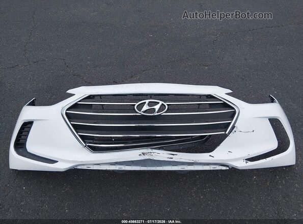 5NPD84LF6JH221527 2018 HYUNDAI ELANTRA White Vista del cuadro de instrumentos