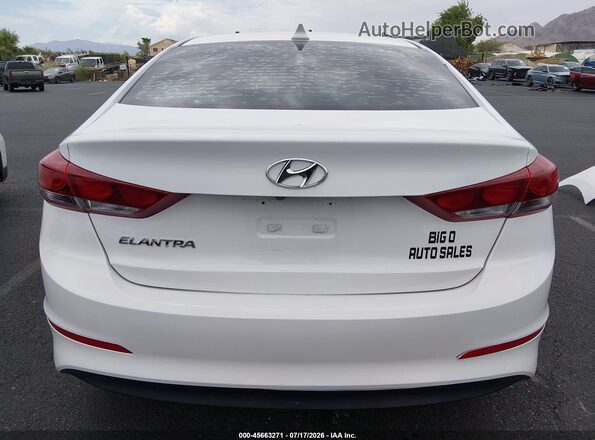 5NPD84LF6JH221527 2018 HYUNDAI ELANTRA White 