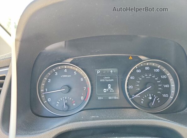 5NPD84LF6JH222676 2018 HYUNDAI ELANTRA Black Vista del cuadro de instrumentos