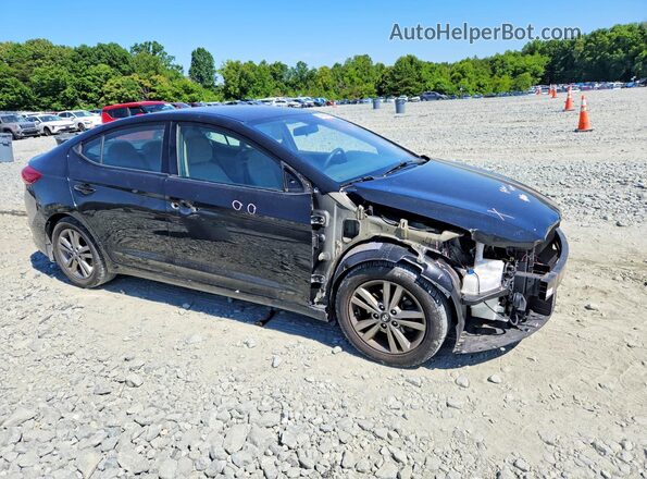 5NPD84LF6JH222676 2018 HYUNDAI ELANTRA Black Delantero derecho