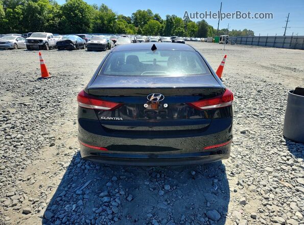 5NPD84LF6JH222676 2018 HYUNDAI ELANTRA Black Vista trasera