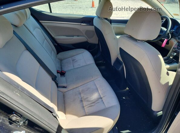 5NPD84LF6JH222676 2018 HYUNDAI ELANTRA Black Vista de los asientos traseros