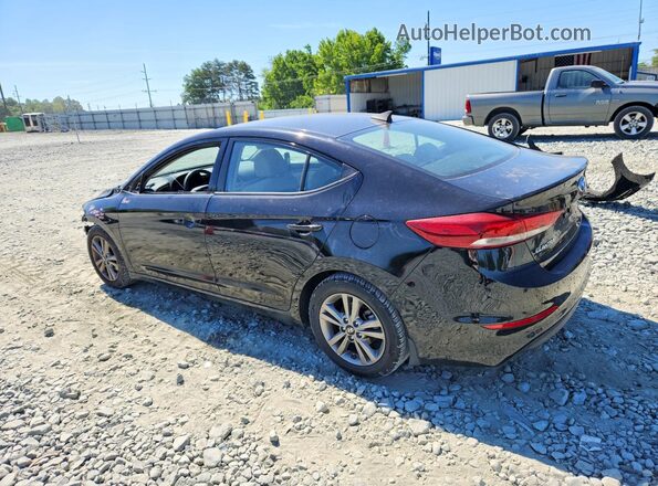 5NPD84LF6JH222676 2018 HYUNDAI ELANTRA Black Trasero izquierdo