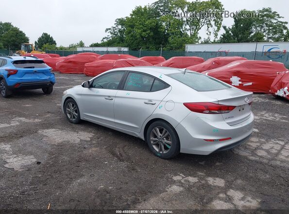 5NPD84LF6JH234746 2018 HYUNDAI ELANTRA Silver Rear left