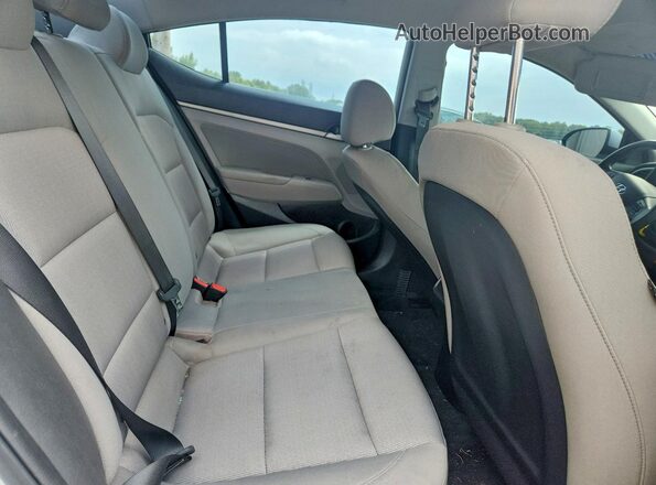 5NPD84LF6JH243866 2018 HYUNDAI ELANTRA Серебряный Вид задних сидений
