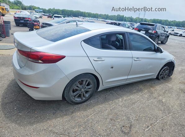 5NPD84LF6JH243866 2018 HYUNDAI ELANTRA Серебряный Задняя правая четверть