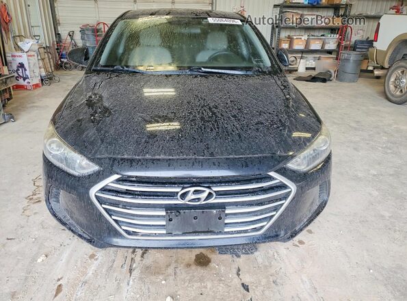 5NPD84LF6JH257833 2018 HYUNDAI ELANTRA Black წინა ხედი