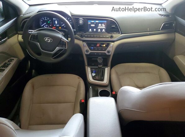 5NPD84LF6JH257833 2018 HYUNDAI ELANTRA Black წინა პანელის ხედი