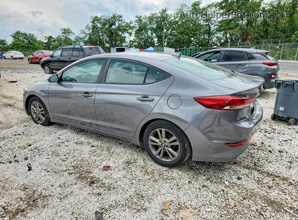 5NPD84LF6JH270873 2018 HYUNDAI ELANTRA Серый Задняя левая четверть