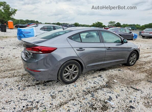 5NPD84LF6JH270873 2018 HYUNDAI ELANTRA Серый Задняя правая четверть