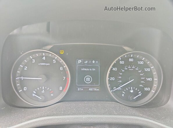 5NPD84LF6JH270873 2018 HYUNDAI ELANTRA Серый Вид щитка приборов