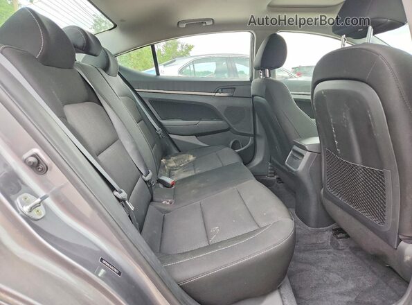 5NPD84LF6JH270873 2018 HYUNDAI ELANTRA Серый Вид задних сидений