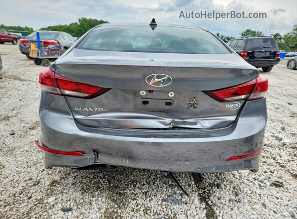 5NPD84LF6JH270873 2018 HYUNDAI ELANTRA Серый Вид сзади