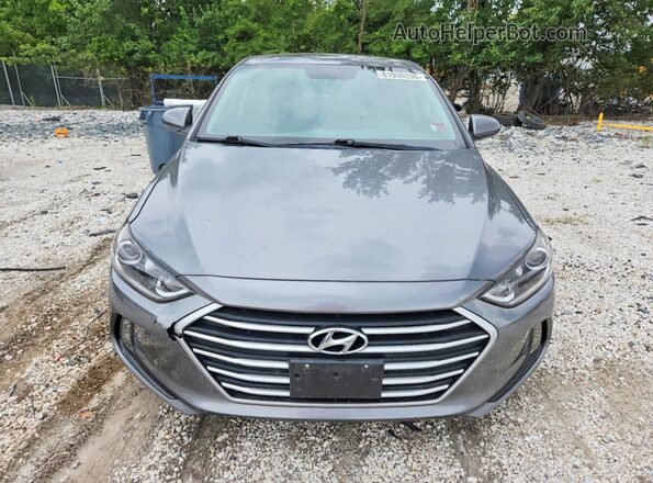 5NPD84LF6JH270873 2018 HYUNDAI ELANTRA Серый Вид спереди