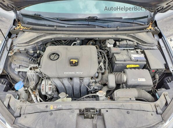 5NPD84LF6JH270873 2018 HYUNDAI ELANTRA Серый Вид задней части салона
