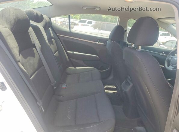 5NPD84LF6JH293795 2018 HYUNDAI ELANTRA White უკანა სავარძლების ხედი