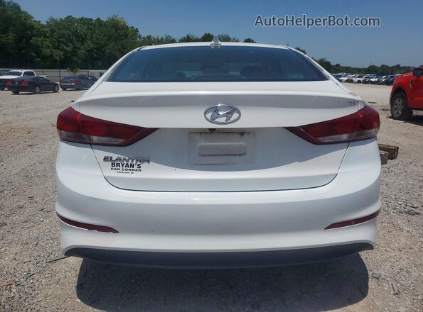 5NPD84LF6JH293795 2018 HYUNDAI ELANTRA White უკანა ხედი