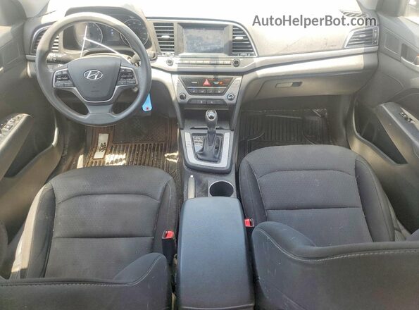 5NPD84LF6JH293795 2018 HYUNDAI ELANTRA White წინა პანელის ხედი