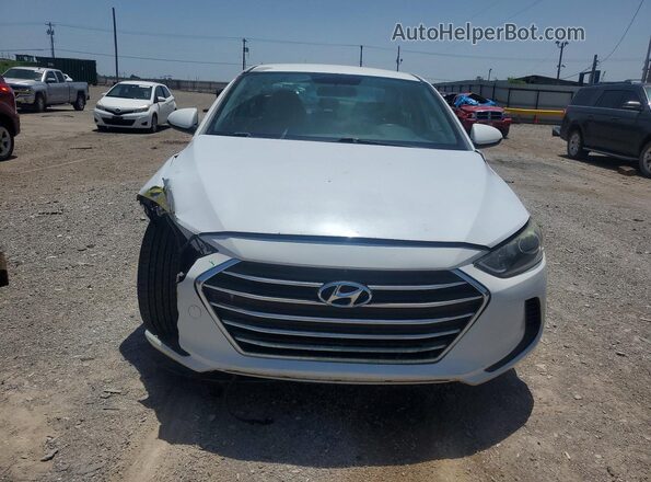 5NPD84LF6JH293795 2018 HYUNDAI ELANTRA White წინა ხედი