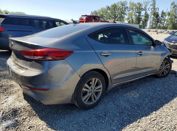 5NPD84LF6JH317917 2018 HYUNDAI ELANTRA Серый Задняя правая четверть