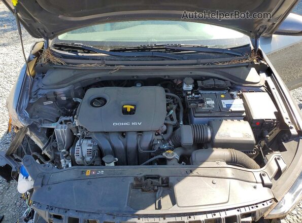 5NPD84LF6JH317917 2018 HYUNDAI ELANTRA Серый Вид задней части салона