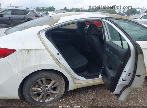 5NPD84LF6JH330571 2018 HYUNDAI ELANTRA White Vista de la etiqueta del VIN