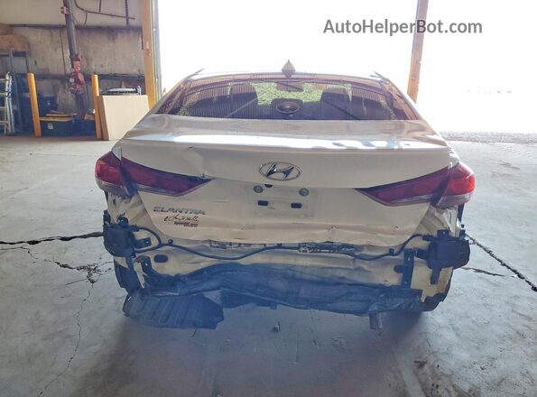 5NPD84LF6JH331865 2018 HYUNDAI ELANTRA White Widok z tyłu